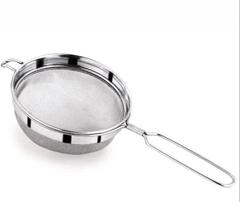 RK Engineering Works Stainless Steel Double Mesh Strainer Heavy Duty Juice & Soup Strainer Tea Strainer(Pack of 1)