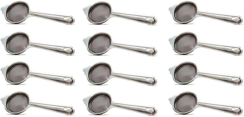 Fashion Bizz stainless steel tea strainer 12pc combo set Tea Strainer(Pack of 12)
