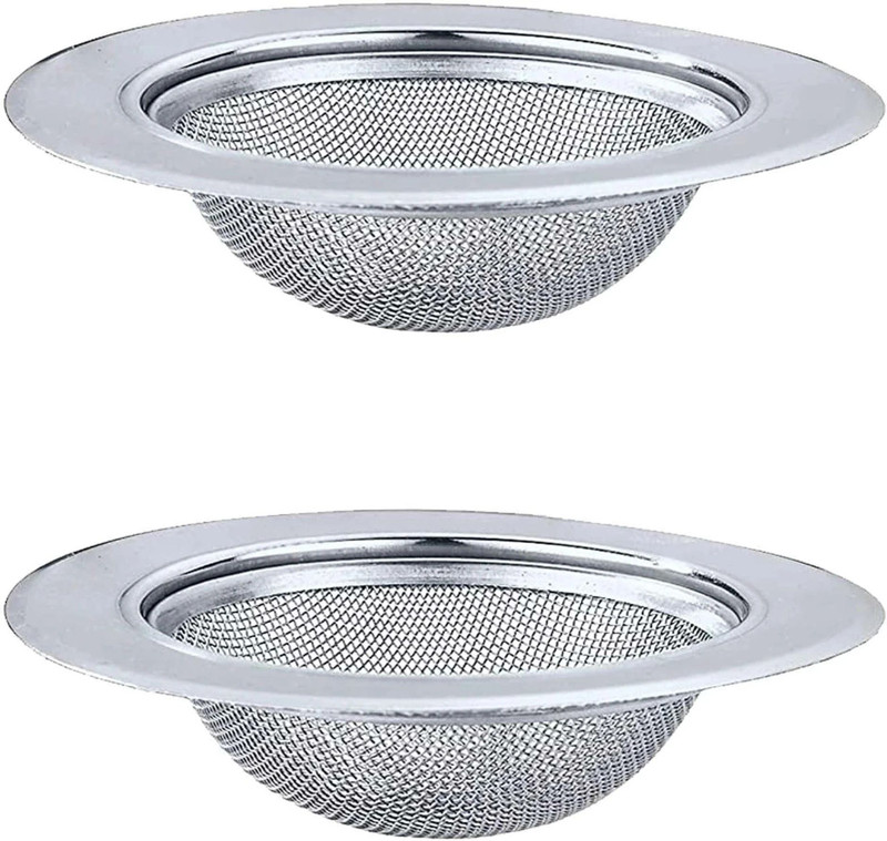 kHADIJAENTERPRISES Basin_strainer_packof2 Tea Strainer(Pack of 2)