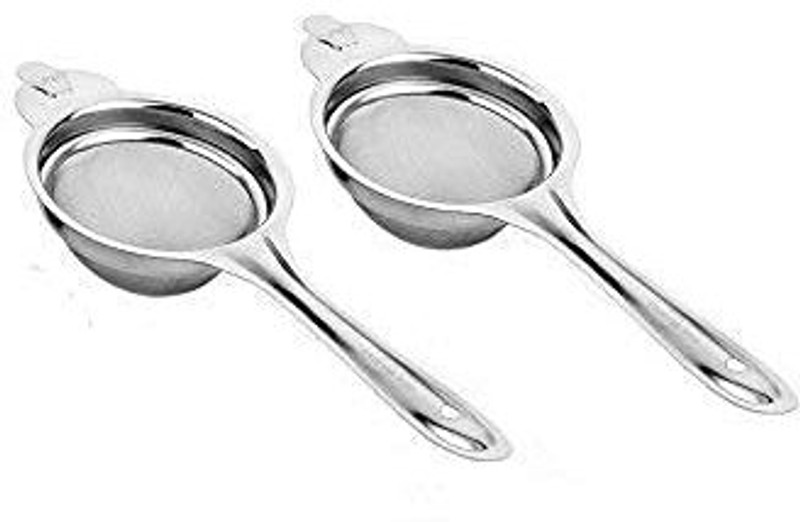 Kitchwish Stainless Steel Tea Strainer Channi, Chai ki Channi and Juice Strainer etc, Tea Strainer(Pack of 3)