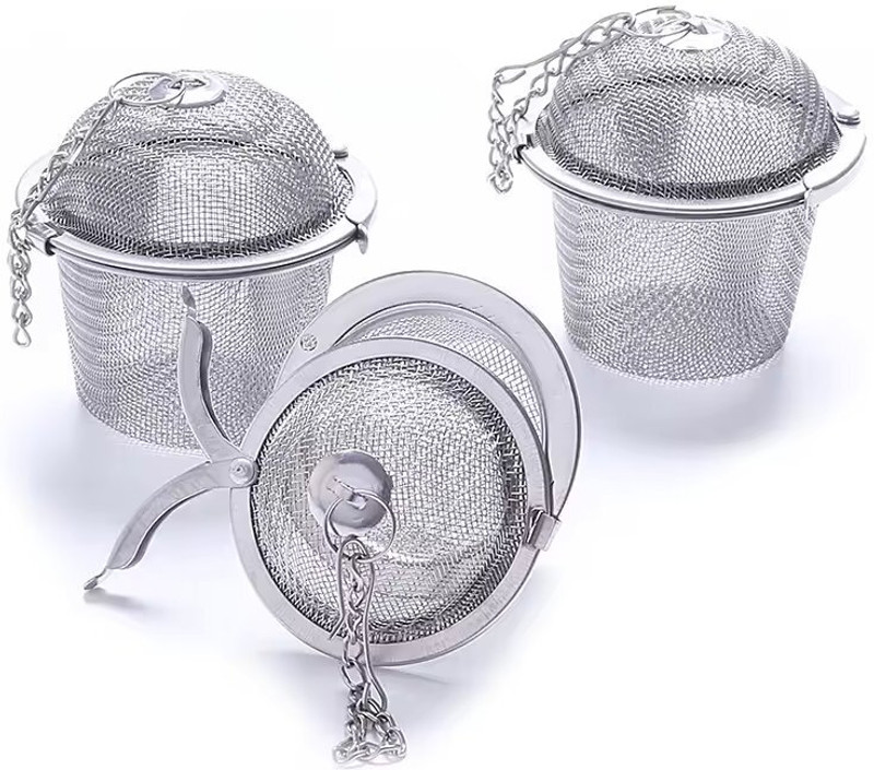 Giffy Rust-Free Stainless Steel Tea Infuser for Loose Leaf Teapot Mugs Tea Strainer(Pack of 2)