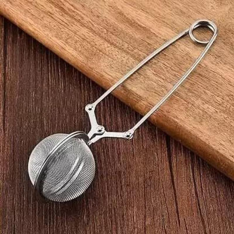 Top Select Big New Green Tea Maker Clip With Handle 1 Pc Tea Strainer(Pack of 1)