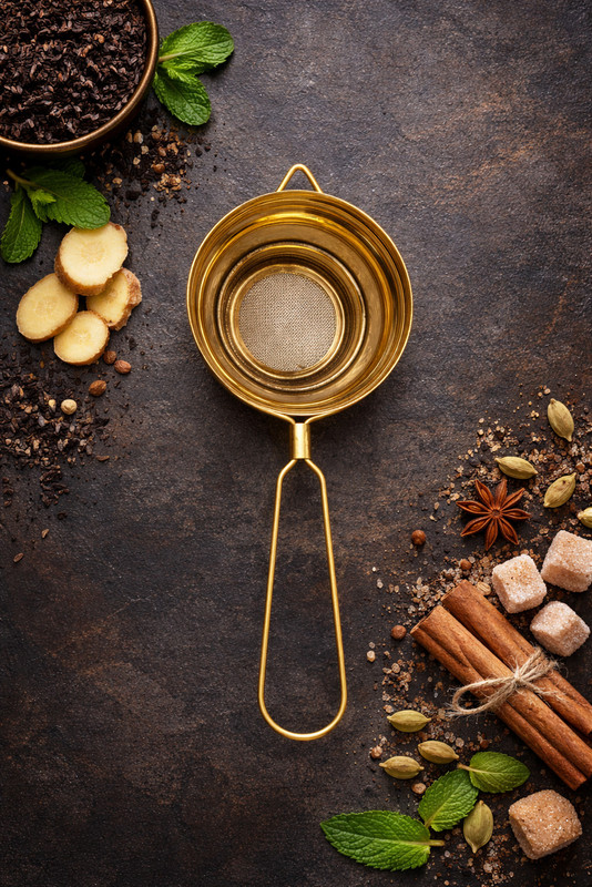 Mojo Jojo Pure Brass Tea Strainer with Handle – Traditional Brass Tea Filter Tea Strainer(Pack of 1)