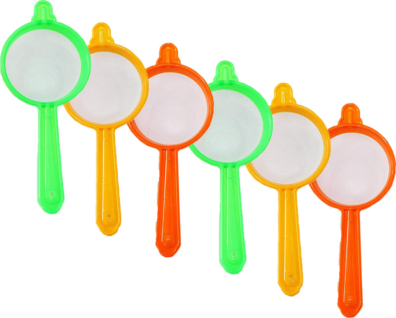 TAARA ENTERPRISE Durable Fine Mesh Plastic Chai Channi Juice Filteration Tea Net Tea Strainer(Pack of 6)