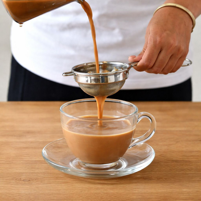 nikita exporter trainer with Handle Tea Strainer(Pack of 2)