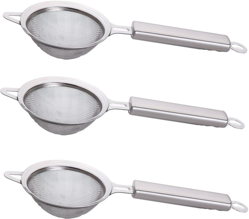 winger Juice Strainer for Kitchen, Tea Strainer Filter with Stainless Steel Mesh Tea Strainer(Pack of 3)