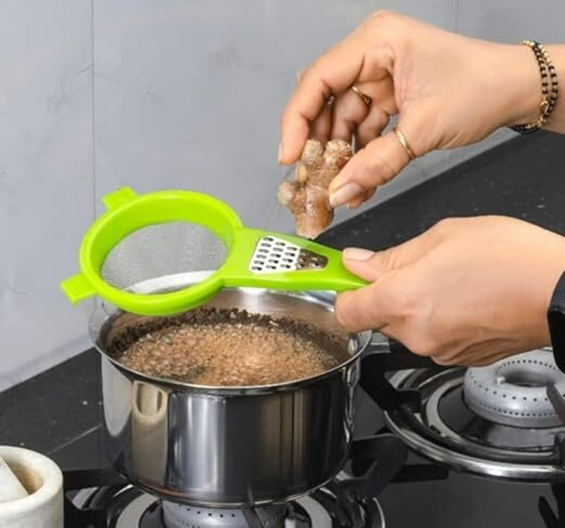 Mitrolia Tea Strainer With Ginger Greater Tea Strainer(Pack of 2)