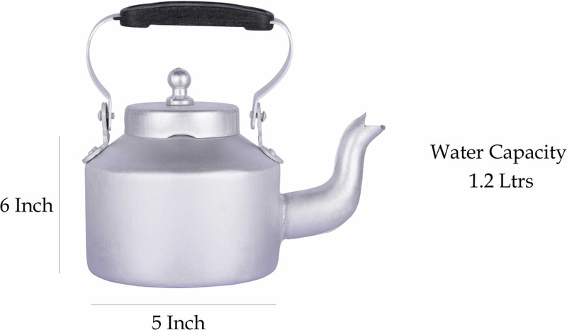 uhn Aluminium Tea kettle/ Traditional Milk or Tea kettle Tea Urn(1200 ml)