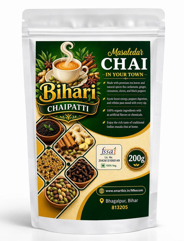ASA Bihari Chaipatti Premium Gold masala Tea Urn(0.2 L)