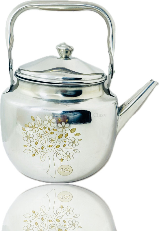 krisna special quality Tea Kettle Mirror Polish 100% Stainless Steel 1 Ltr Tea Urn(1 L)