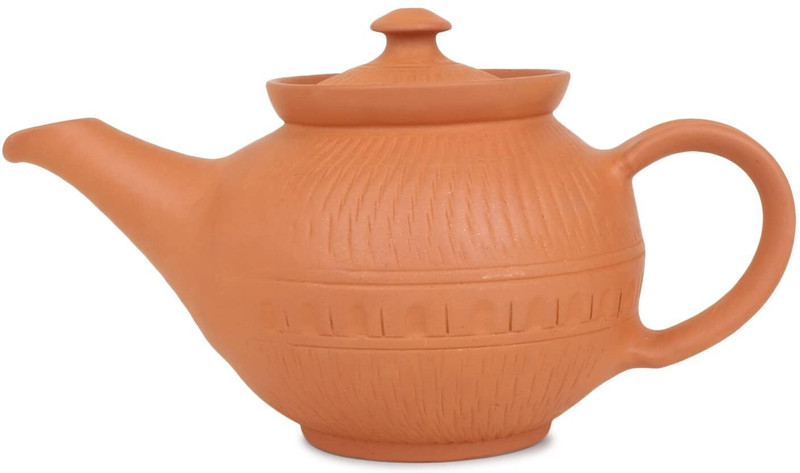 KSI Terracotta Clay Kettle for Kitchen Tea Urn(700 ml)