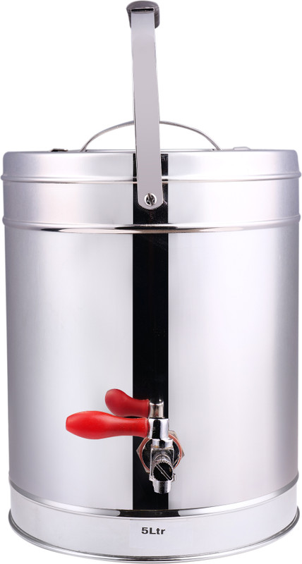 Home-pro Stainless Steel Tea Container 5 L Eco-Friendly Tea/Coffee| Kettle with Tap Tea Urn(5000 ml)
