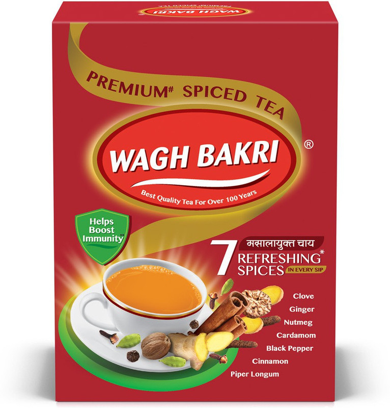 WAGH BAKRI Premium Spiced Masala Tea Box (500 g)