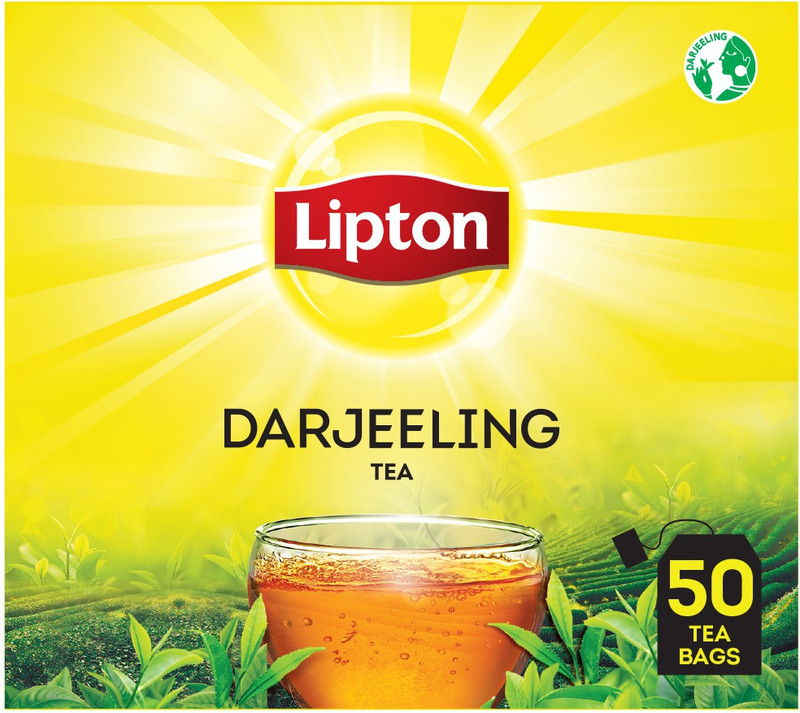 Lipton Darjeeling Black Tea Bags Box