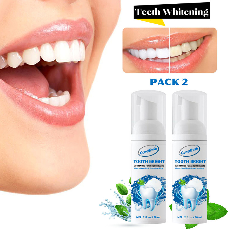 Growkesh Teeth Whitening For Mint Cold freshness for Men and women Teeth Whitening Kit