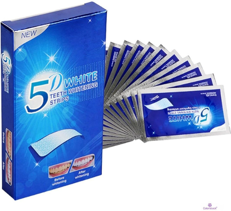 Colorstock Teeth Whitening Strips | For A Strong Daily Enamel Brightening Teeth Whitening Kit