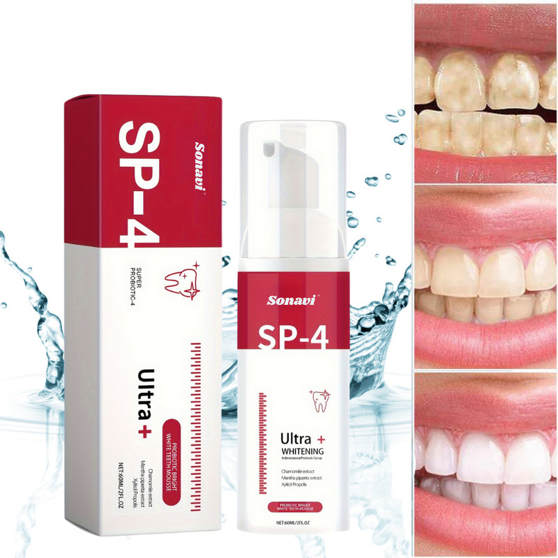 Sonavi Pure White Teeth Whitening Foam for Reveal Your Brightest Smile Teeth Whitening Kit