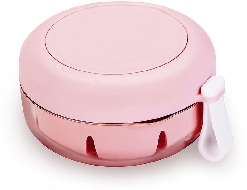 maycreate Denture Case, Denture Bath Case Cup Box Holder, Leak Proof Portable Teeth Whitening Kit