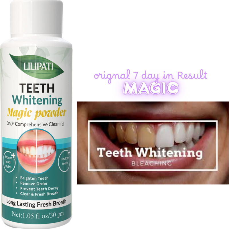 pranaveda Teeth Whitening Powder Teeth Wipe(Pack of1)