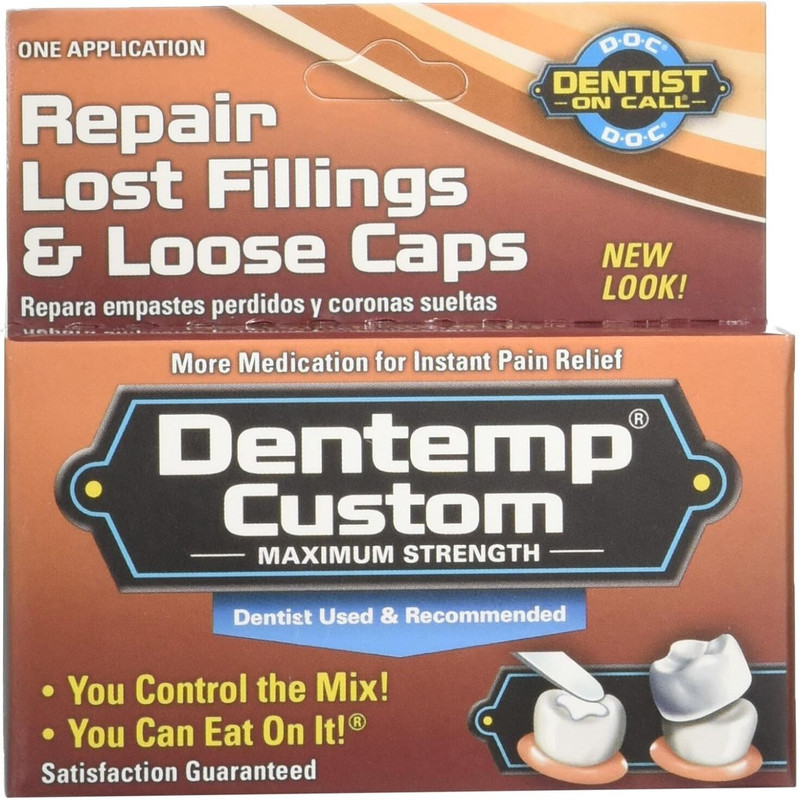 Dentemp Temporary Cavity Filling MixTemporary Cavity Filling Mix - 1 App Teeth Whitening Kit