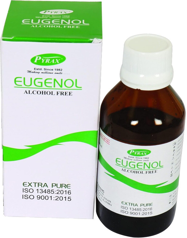 pyrax Alcohol Free Eugenol For Dental Professionals 100 ml Glass Bottle/NO Teeth Whitening liquid(100 ml)