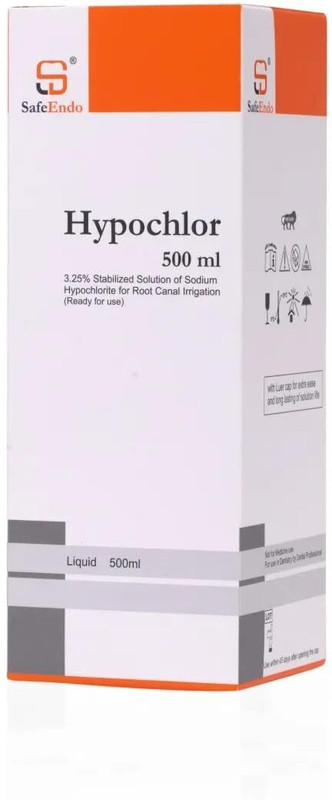 Safendo Dental Hypochor 5.25% Forte 500ml /no Teeth Whitening liquid(500 ml)