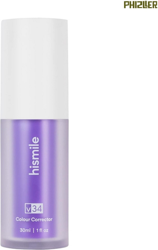 phizller hismile V34 Color Correcting Tooth Serum with Enamel Safe Formula Teeth Whitening liquid(30 ml)
