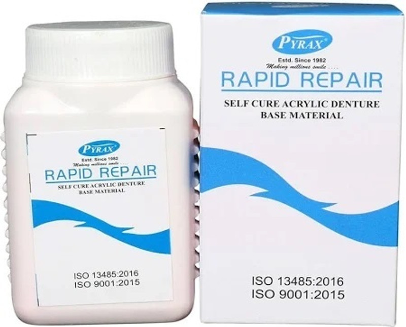 pyrax Dental Shade Pink R.R. Powder 100G / No Teeth Whitening liquid(100 ml)