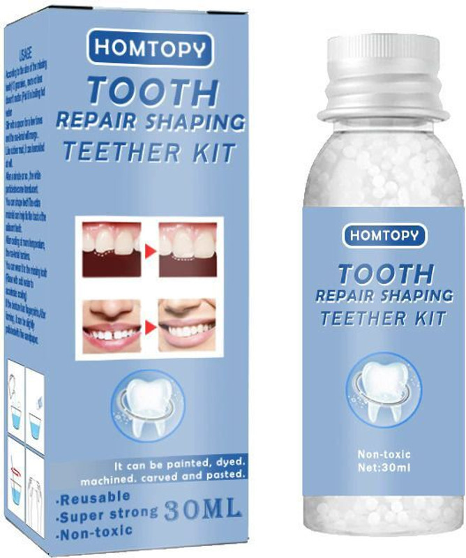 YATADEEP YAT Tooth Repair Kit | Temporary Fake Teeth Replacement | Easy Oral Fix Teeth Whitening liquid(30 ml)