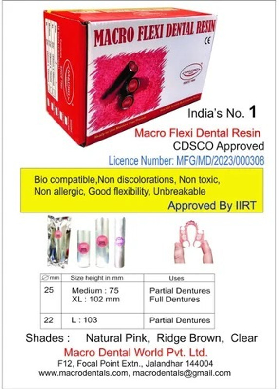 Macro Dental ACRYHOT-500 Teeth Wipe(Pack of0)
