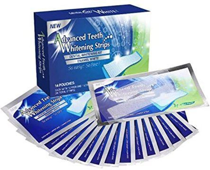Urban Products Teeth Whitening Strips Care Oral Hygiene Dental Bleaching Tooth Whitening Teeth Teeth Wipe(Pack of14)