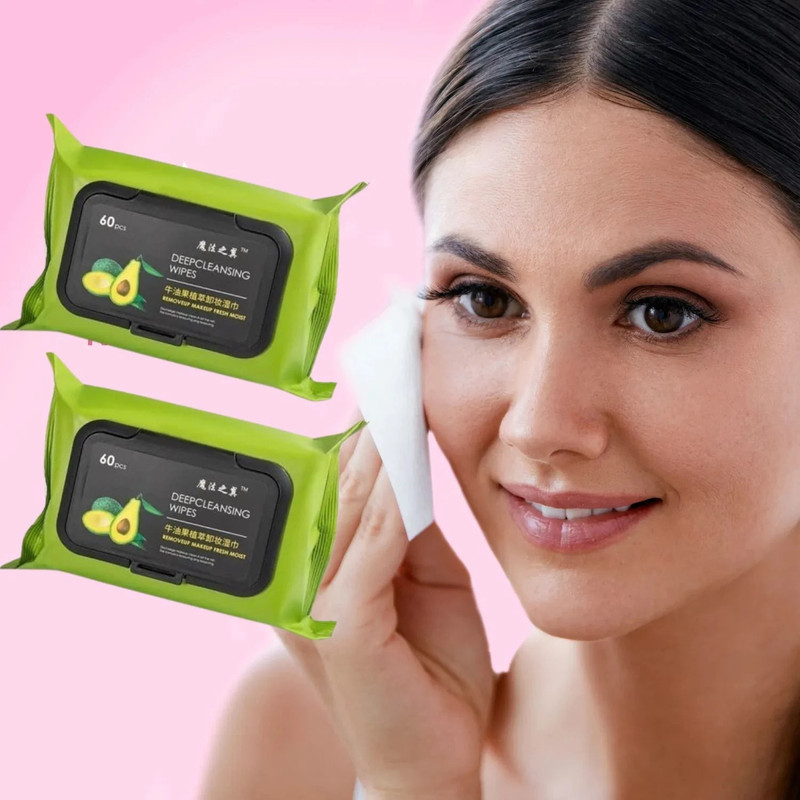 Whipbird Avocado Makeup Remover Facial Wipes Makeup Remover Teeth Wipe(Pack of180)