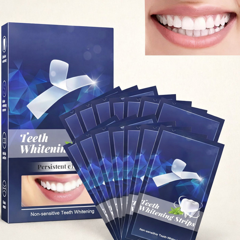 shopvexa Teeth Whiting Stripes Teeth Wipe(Pack of14)