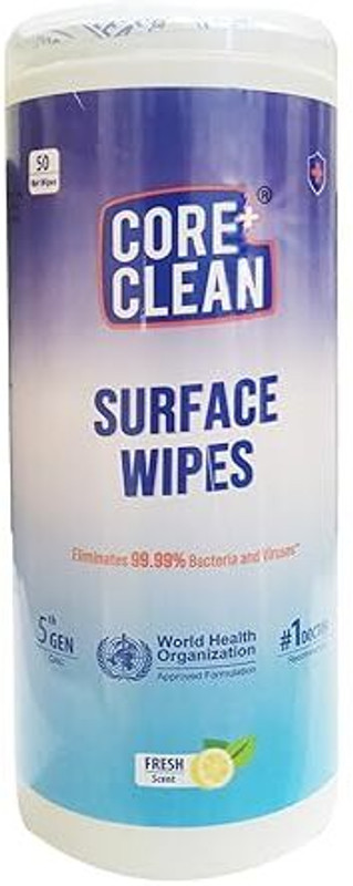 CORE CLEAN CoreClean2 Teeth Wipe(Pack of50)