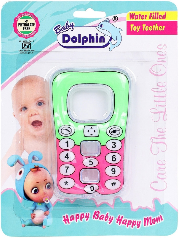 Baby Dolphin Water Teether for Babies, Baby Teething Toy, Cooling Teether, 4m+ Teether(Mobile)