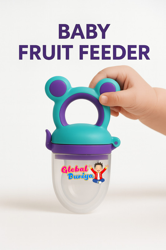 global duniya Baby silicone fruit feeder/ood feeder food nibler feeder fruit juicer Feeder(Purple)