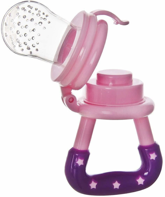Greenbell Silicone Fruit and Food Nibbler with Extra Silicone MESH ( PURPLE ) Feeder(Purple)