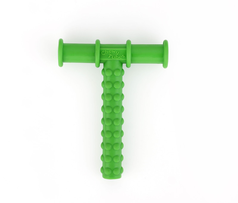 MJ TalkTools MJ Talk Tools® (Oral Placement Therapy) Chewing Tube (Green) NonToxic Biting Toy Teether(Green)