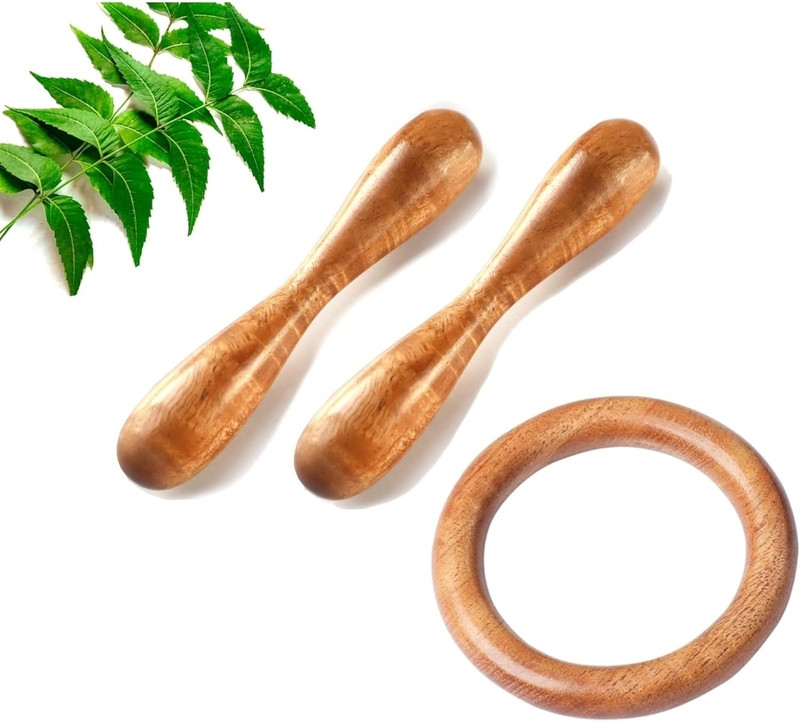 RanaCreation Pure neem wooden baby teether Teether(Brown)