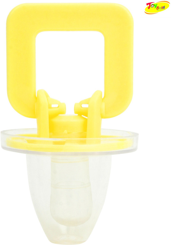 Joy Buzz Baby Soother Cum Pacifier 100% Food Grade Silicone - (Color May Vary) Soother(Multicolor 2)