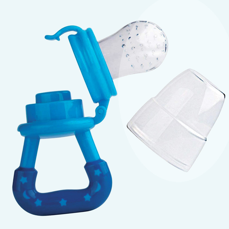 Wagwanfly Baby Fresh Fruit Food Feeder Nibbler PacifierTraining Massaging Toy Teethe Feeder(Multicolours)