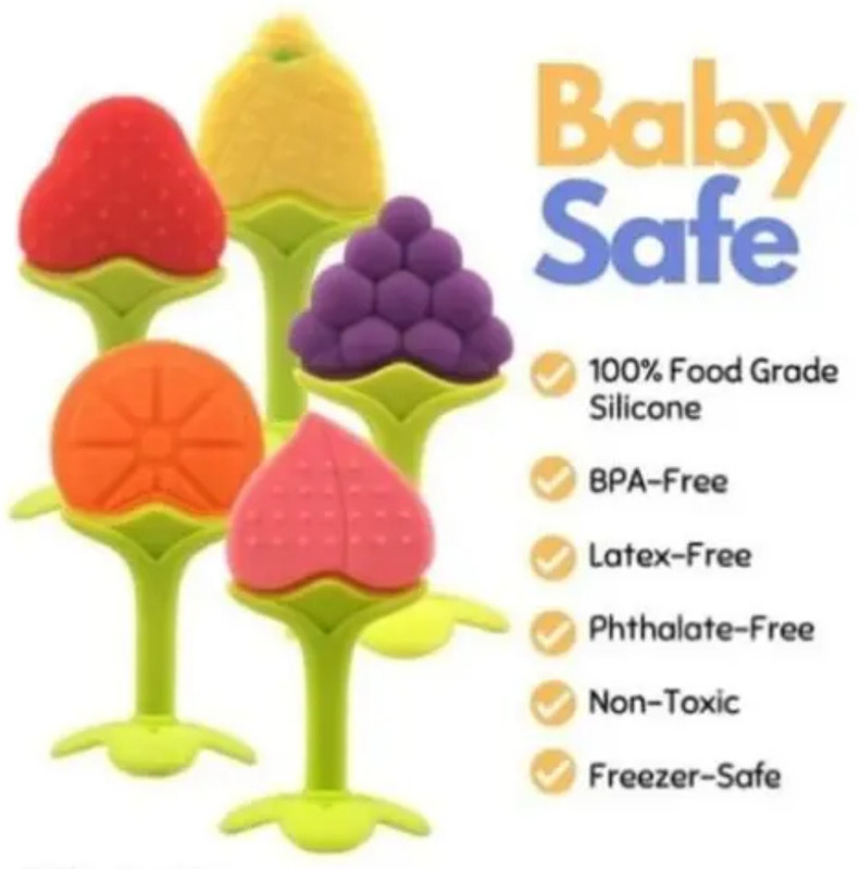 Dhochak Fruit Nibbler Feeder for Newborn Baby Boy,Girl Soother(Multicolor)