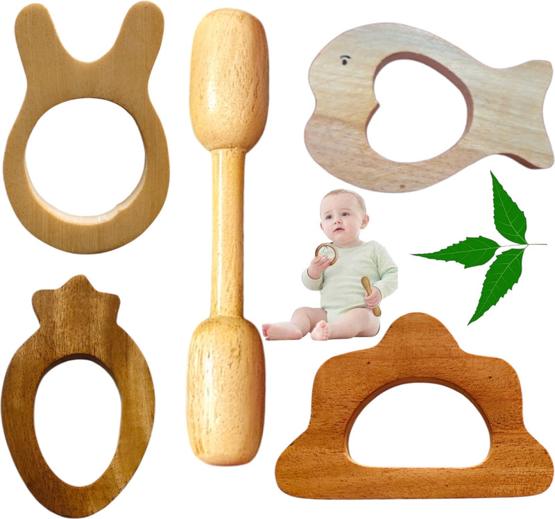 Shreeja Shilpcraft Soothing & Chemical-Free Teething Relief Feeder(Brown)