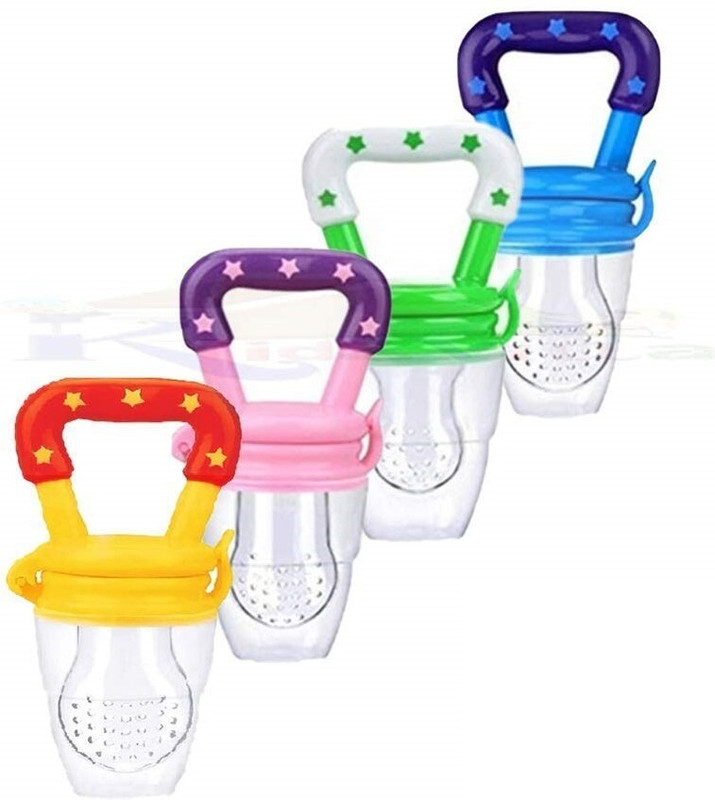 smilykid Fruit Vegetable BPA Free (Pack of 4) Soother(Multicolor)