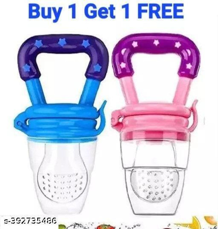 NIDEE Silicone Fruit Nibbler for Baby 6-12 Months Baby Fruit Nibbler 3-6 Months Soother(Multicolor)