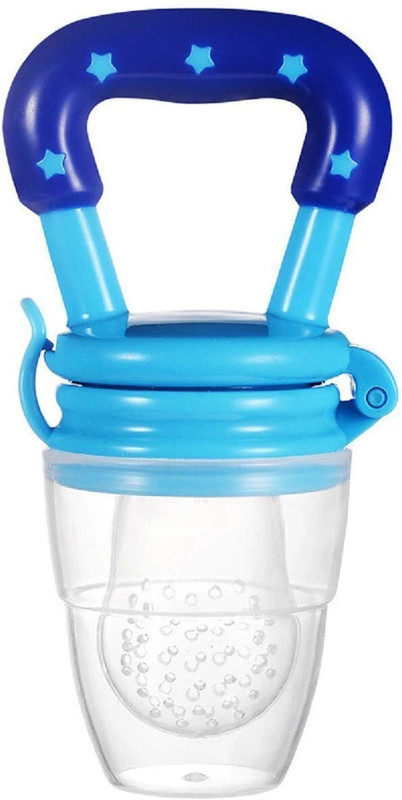 mahadev enterprises Fruit/Food Feeder/Pacifier/Nibbler with Silicon Mesh in Box Packing (Multi, Pack of 1) Feeder(Multicolor)
