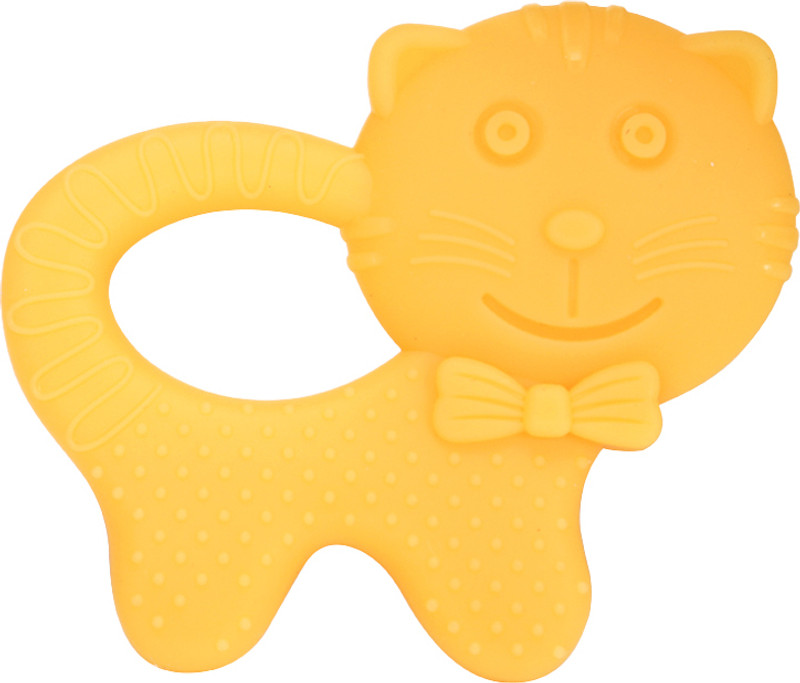 MeeMee Multi-Textured Silicone Teether(Orange) Teether(Orange)