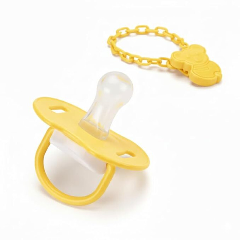 Safe-o-kid Ultra Light Baby Pacifier, Soft Silicone Nipple, BPA-Free, 0–6 Months Soother(Assorted)