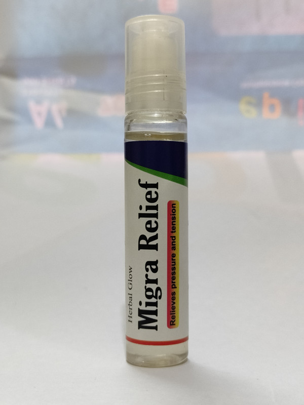 Nilavya Headache & Migraine Relief Roll-On | Pain Relief for Stress, Eye Strain, 10 ml Soother(Multicolor)