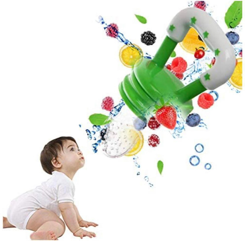 DN BROTHERS Fruit Feeding Safe Milk Feeder for Baby Pacifier Bottles Teat - SILICON(Multicolor)